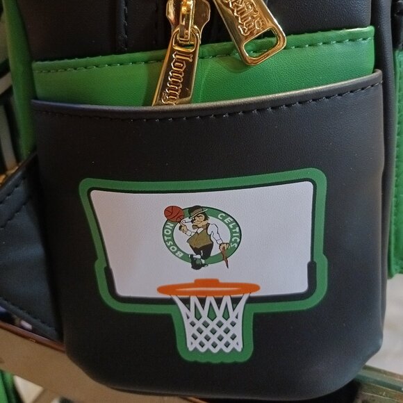 Loungefly NBA Celtics Mini Backpack NWT - Picture 6 of 6